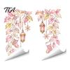Holiday Glass Decals 2Pcs Christmas Window Clings, Static Sticker, Decal with Snowflakes Lantern Winter Wonderland Decor and Balls Patterns, Removable