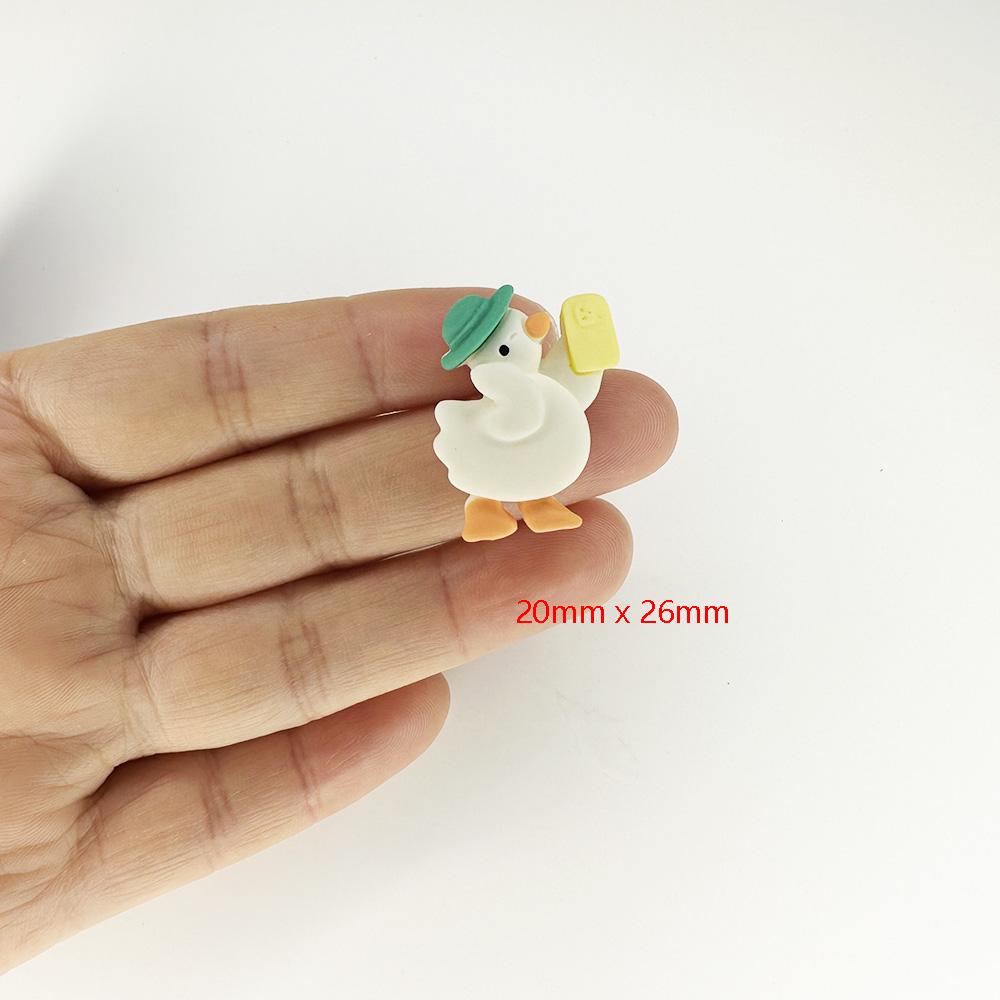 Lovey Cartoon Forest Farm Rural Animal Life Flatback Resin Cabochons Kids Doll House Elf Props