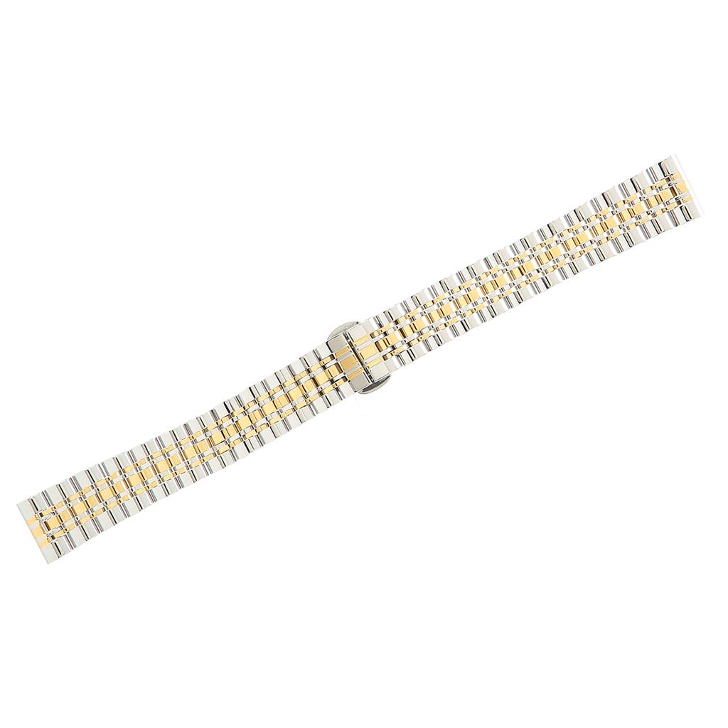 Professional Replacement Watch Band Length Adjustable Watch Strap Accessory Parts Golden16mm   0.63in