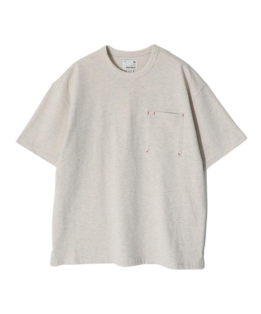 Holliseon Lawrence Short Sleeve T-Shirt Melange Beige