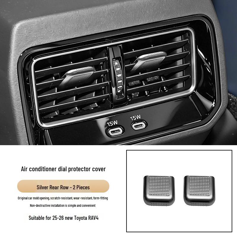 Fits Toyota Wildlander/RAV4 AC Vent Adjustment Lever Decorative Sequins