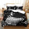 Set Biancheria da Letto Rapper Rod Wave Stampa 3D Copripiumino Set Letto Coperta Federa Piumone King Queen Size per Ragazzi Adulti