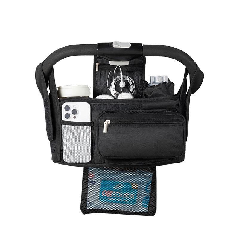 Universal Stroller Hanging Organizer: Versatile Baby Stroller Handbag and Mommy Crossbody Storage