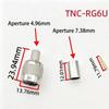 Crimp Termination RF Coax Connector Threaded Coupling Coaxial Connector  Hardware Accessories