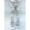 Men's 2025 Retro High Street Loose Straight-Leg Patch Applique Jeans