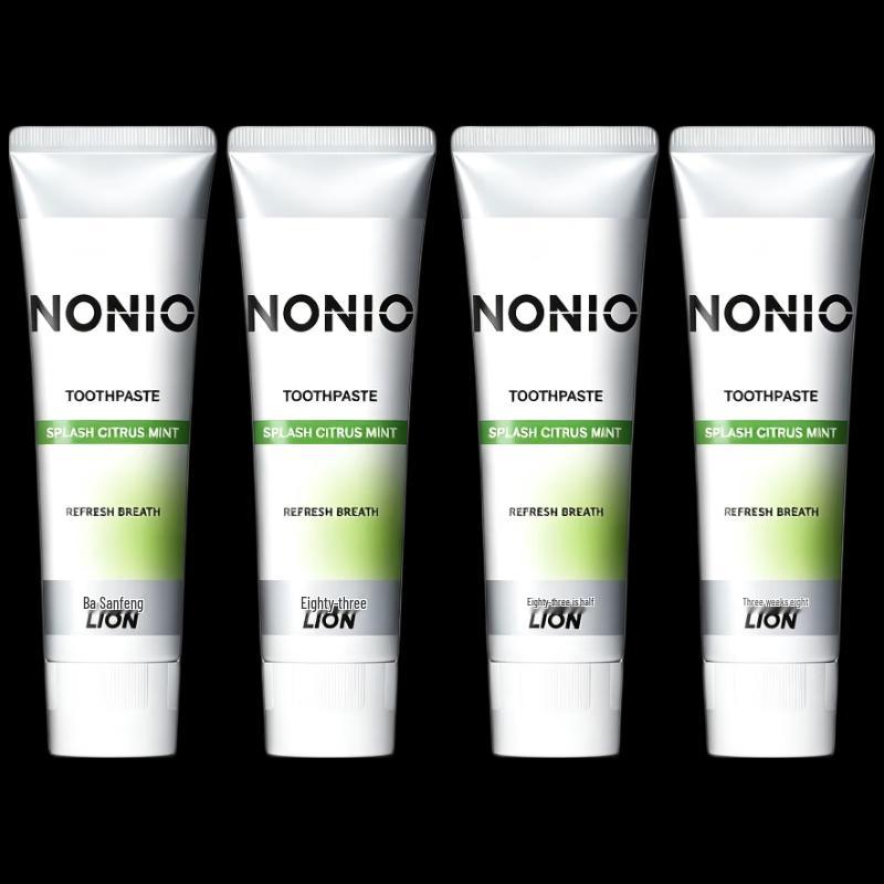 Lion NONIO Fresh Breath Toothpaste Citrus Mint (4-Pack)