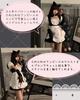 Maid Cosplay Costume Dress Apron Pannier Bell Headband Set Anime Cute Maid Clothes Black White Cute Costume Disguise Halloween Christmas Crossdressing