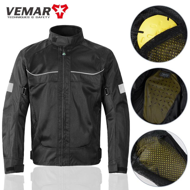 Mens Motorcycle Riding Jacket With Armor Protection Breathable Motorbike Gear Off-Road Street Use