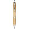 Bamboo pen "Nash" (blue ink) Natural