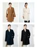 100% Pure Cashmere Double-Sided Women's Petite Woolen Overcoat