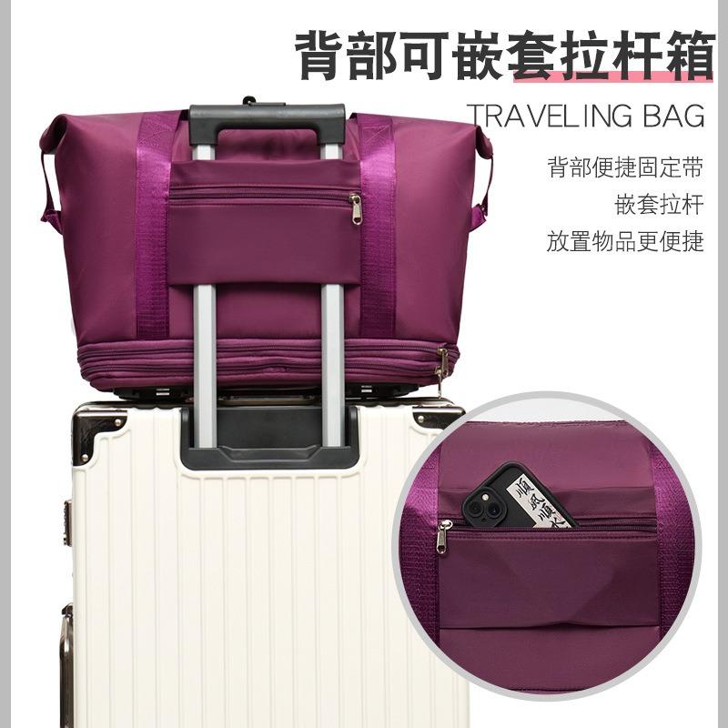 Borsa da viaggio Borsa a mano da pendolare di grande capacità Borsa da viaggio espandibile a tre strati staccabile con ruote universali Borsa da cabina