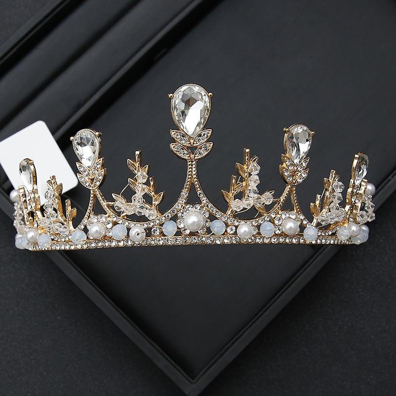 Crown Tiara Bride  Rhinestone Crown  Wedding Dress  Adult Ceremony Birthday  Princess Hair Accessories  Children