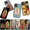 Cover for Samsung Galaxy S25 S24 S22 S23 FE Ultra Plus A56 A05 A06 A15 A16 A55 S7 Edge + Case Virgen de Guadalupe Mary Madre