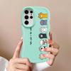 Soft Phone Cover Case for Samsung Galaxy S22 Ultra S24 S20 FE A25 S25 S21 A26 S23 Plus A55 A54 A34 A35 A24 A36 Cute Cartoon Cat