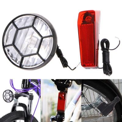 Motorizované kolo jízdní kolo třecí generátor dynamo LED přední zadní světlo příslušenství