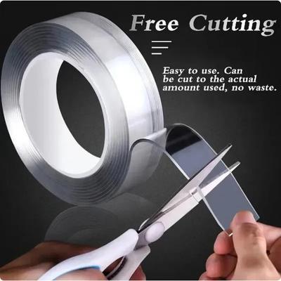 Nano Double Sided Tape See Through Water Resistant Reusable Reuse Home Tapes Super Strong Sticky Glue Car Ornament Kitchen Bathroom