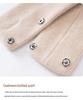 Women's 100% Pure Cashmere Cable Knit Scarf - Warm Fashion Neck Gaiter