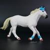 DIY Horse Race Model Horseman Farm stable Animal Figurines Action & Toy Figures ABS Emulation Toys for Children Christmas Gift