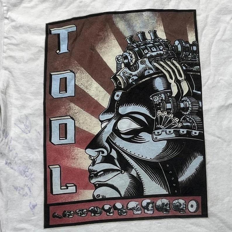 Tool Rock band 90s Rare Design White Short Sleeve Unisex T shirt NH25052 Unisex T-Shirt XL