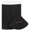 VidaXL Panier à linge d'angle Bambou Noir 60 L