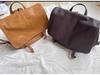 Versatile Large Capacity Vegetable-Tanned Leather Backpack for Work and Casual Use