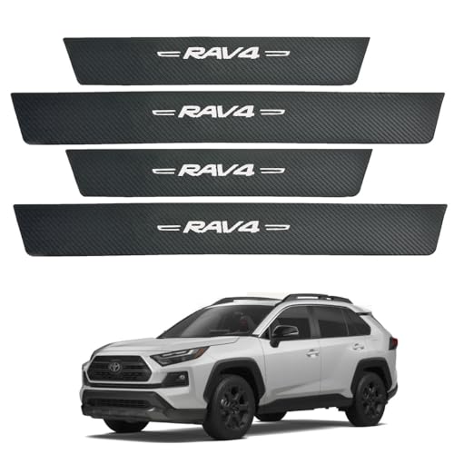 

[JuYuna] Compatible with Toyota RAV4 XA50 series scuff plate, April 2019 onwards, compatible with all RAV4 models, protective sticker side step g