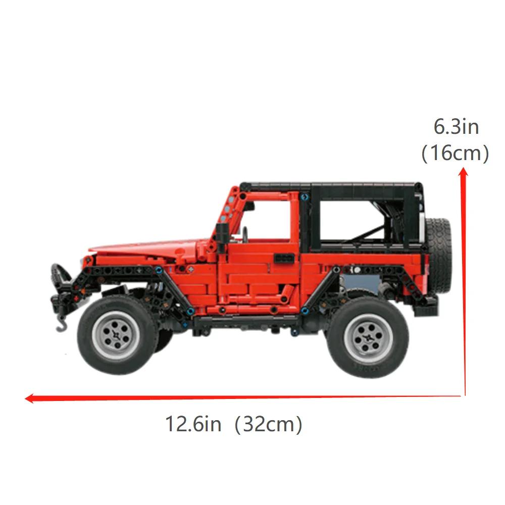 Off-Road Vehicle Model Building Setfor Adult Challenging, Car Building Toys Boys Aged 8 and Above, 1287 Pieces Bricks