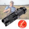 Night Vision Hunting Torch Battery Powered 850nm LED Infrared Zoom Flashlight
