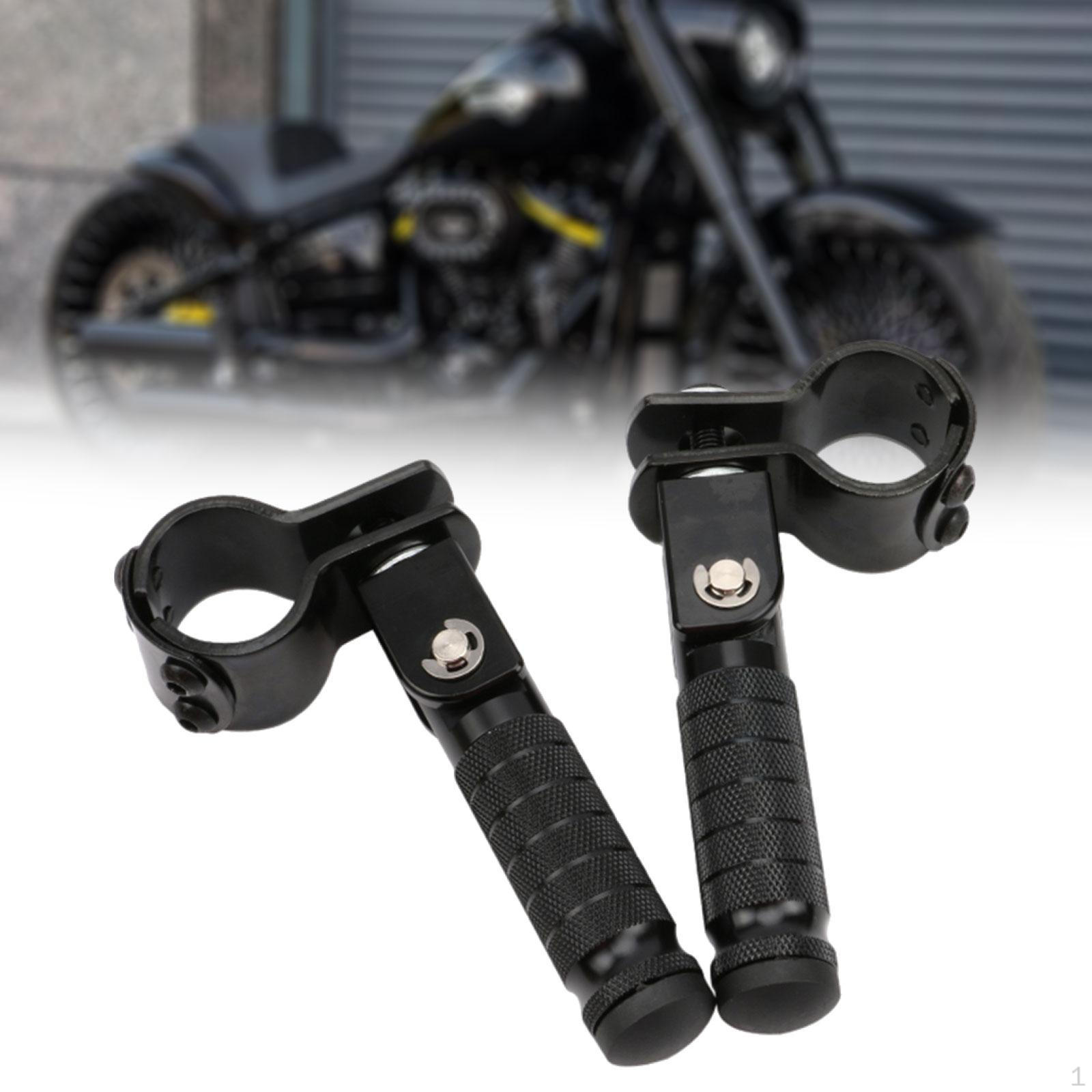 

Аксессуары для подножек мотоцикла Складные подножки 8 мм Педальная площадка Крепление Простая установка Прочные чёрный