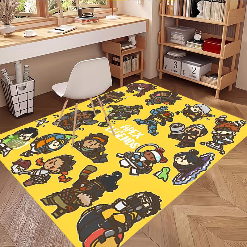 Apex Legends Print Rug, Washable Floor Carpet, For Entryway Dorm Laundry Room Office Study, Home Decor Birthday Christmas Gift