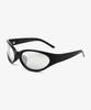 Seutailwokeu Black Cat-Eye Style Work Tr90-22 C24 Style Work Sunglasses