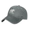 Deer Beer Bear Baseball Cowboy Hat Adjustable Trucker Hat Black
