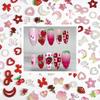 WTEMPO Mini 3D Resin Nail Art Decorations Mixed Flower/Bow/Heart/Rose/Moon/Star Designs Crafts Making Accessories DIY Decorations Supplies
