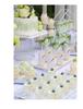 Wrought Iron Cake Stand: White Dessert Table Centerpiece for Weddings and Buffets