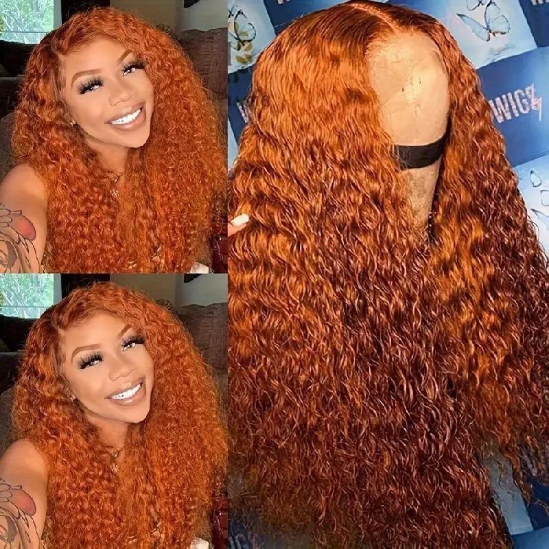African hot selling small coiled tube long curly wig fashionable lace front small curly wig