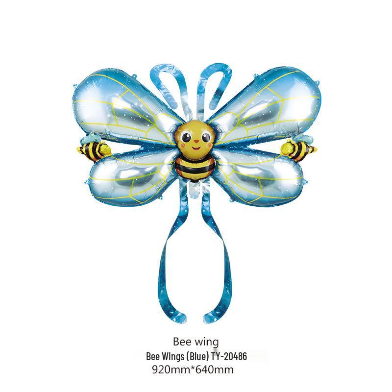 Colorful Children's Angel Wings Inflatable Butterfly Balloons for Night Market and Street Stall Decoration