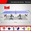Mussel Indoor Foldable Table Tennis Table with Wheels