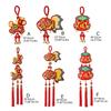 Strong Hook Fabric Festival Hanging Ornament For Chinese New Year Decoration Multi Purpose Accessories