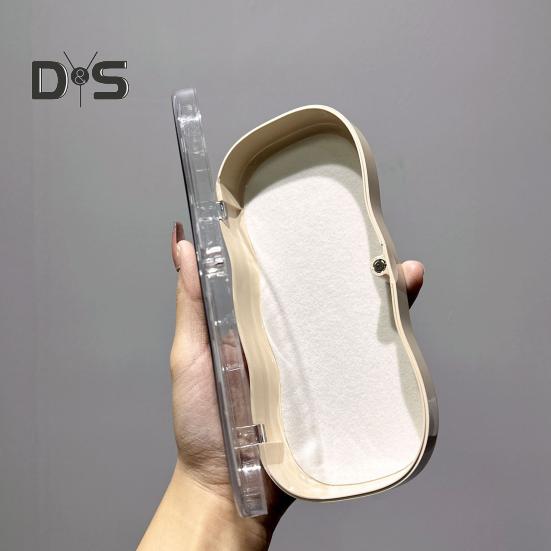 Niedliches Brillenetui, Hartschalen-Brillenhalter für Mädchen, Schutzbox für Sonnenbrillen und Lesebrillen, Sonnenbrillen-Organizer