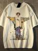 Unisex American Retro Artistic Loose-Fit Cotton T-Shirt