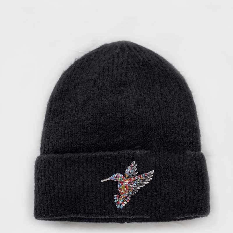 Nouveau strass coloré colibri broche animaux broches pour les femmes mode Vintage Corsage poitrine broche manteau écharpe vêtements broches