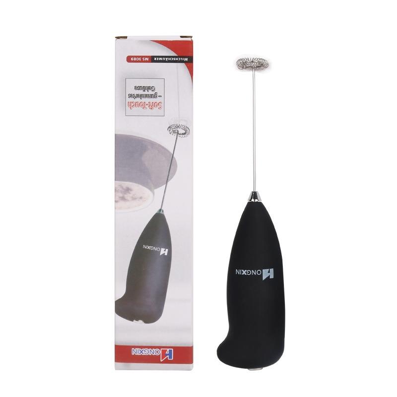 Milk Foamer, Handheld Electric Milk Mixer Coffee BlenderElectric Egg Beater Milk Foamer with Stand