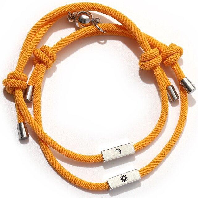 Yunjin Explosive Milan Rope Sun and Moon Couple Bracelet A pair of eachother hand ropes for jewelry