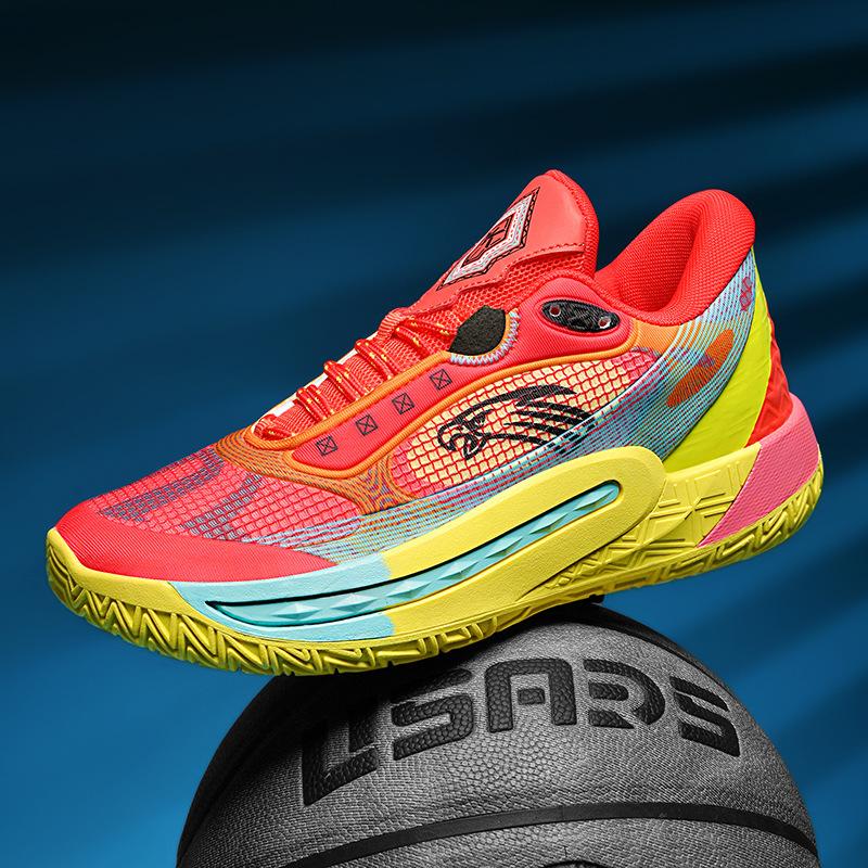 8938 luminous version of basketball shoes rubber outsole friction sound youth primary and secondary school students sports playing shoes