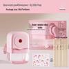 Kaba Bear Hand-Crank Cute Cartoon Pencil Sharpener for Kids - Effort-Saving and Perfect for Elementary Students.