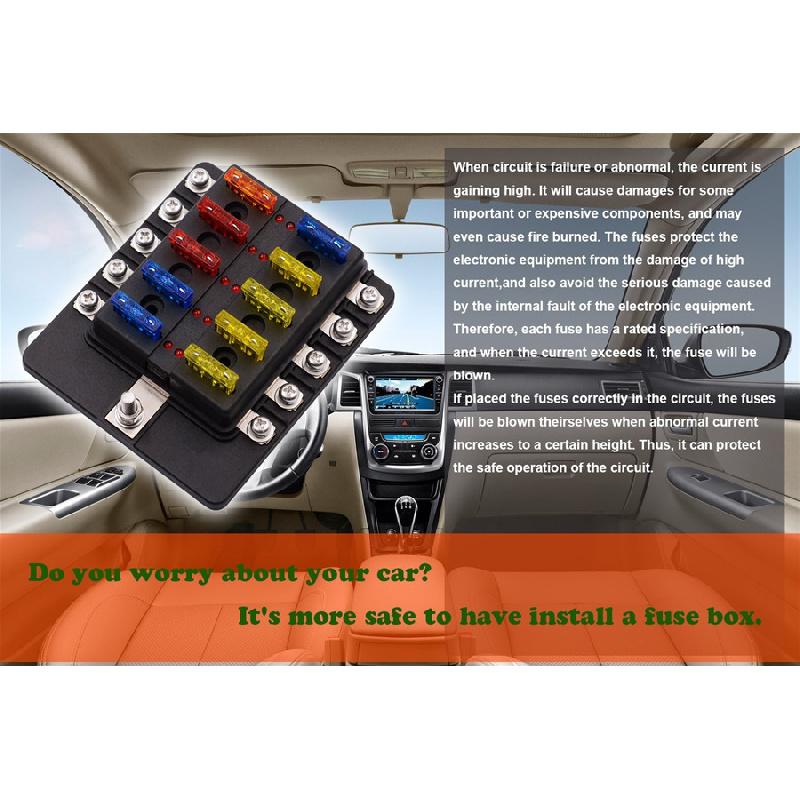 10-Position Fuse Box-With Accessories