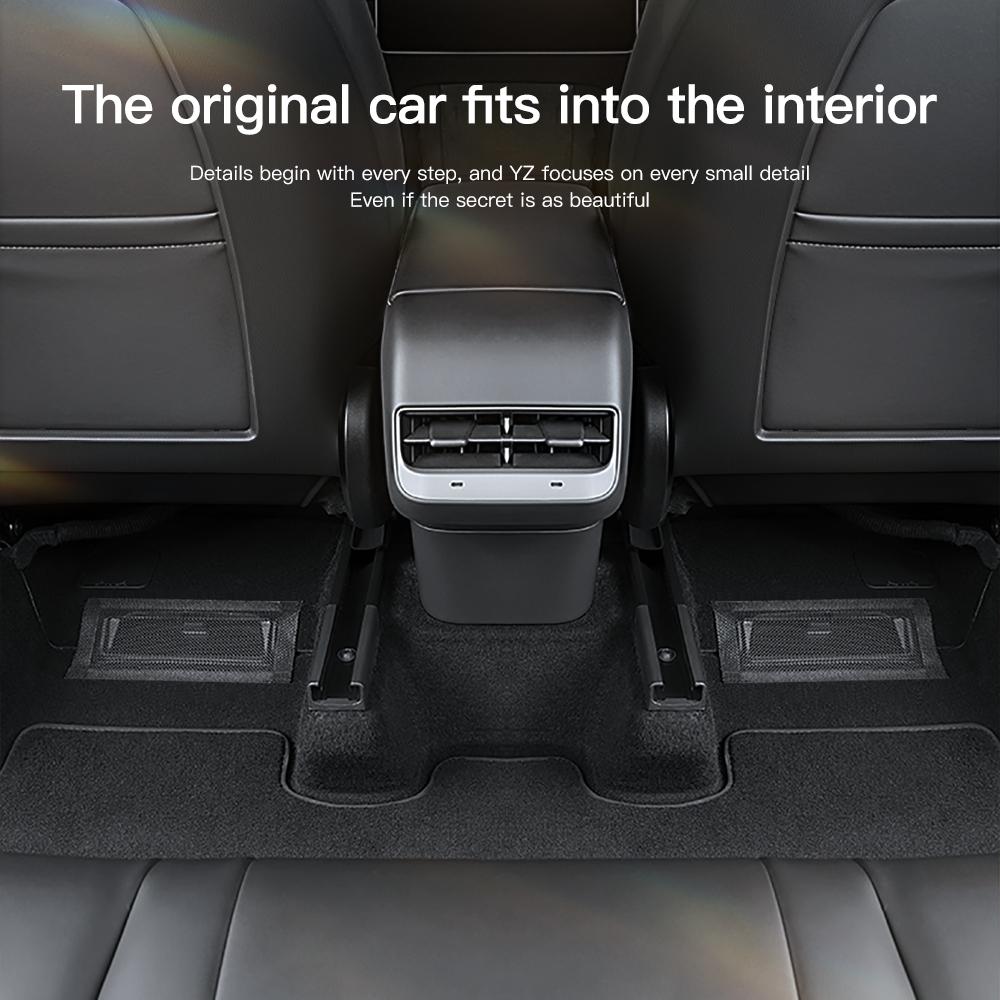 YZ For Tesla Model 3 Y Air Vents Cover Under Seat Outlet Protector Anti-blocking Dust Mesh 2021-2025 Interior Car Accessories