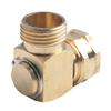 Connector Degree Solid Brass Construction Easy Installation