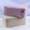 Elegant Travel Jewelry Case with 12 Velvets Zippers Pouches PU Leather Earrings Necklaces Organizer Accessories Holder