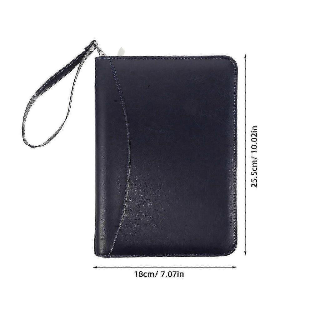 2026 Best!! Portfolio Binder with Zipper for Business Use Refillable Loose Leaf Binder
